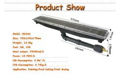 China Flameless Gas Catalytic Infrared Heater NG LPG Fuel For Powder Coating supplier