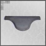 Buddhist Temple Enclose Chinese Clay Roof Tiles Matt  Unglazed Weather Proof for sale