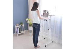 China Metal Frame Wood Board Height Adjustable Small Size Study Table supplier