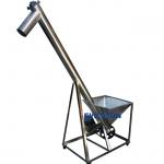 Heavy Duty Plastic Flakes Screw Conveyor Feeder Feeding Conveyor For Pellet for sale
