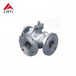 High Pressure Electric Flanged Ball Valve With Flanged Connections For Industrial Applications for sale