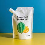 Customizable Stand-Up Spout Pouch with Resealable Zipper, Food-Grade PE Material for Liquid Packaging (FDA Approved) for sale