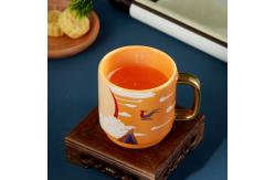 China Stylish Stacking Stoneware Ceramic Coffee Mugs With Eco Friendly Handicraft supplier