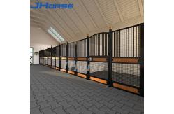 China Custom Security Permanent Bamboo European Horse Stall Hot Dipping Galvanized supplier