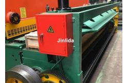 China PLC Control High Accuracy 4.5m Wire Mesh Cutting Machine Shearing Gabion Sheet supplier