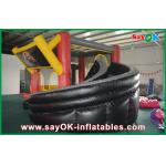 Commercial Inflatable Slide 4 X 6m Or Customized Size Inflatable Bouncy Jumping Toy Castle  Water Slide For Kids for sale