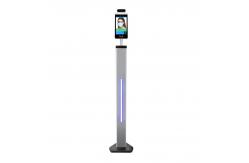 China Android Floor Standing 120cm Face Recognition Infrared Thermometer supplier