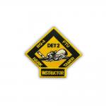 Military Patch Hook And Loop Embroidered Uniform And Bags Patches for sale