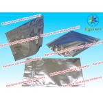 Flat three sides sealed mylar foil zipper with hange hole for sale