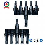 T Type Compatible 5 To 1 Branch Connector Male & Female For Pv Solar Panels for sale