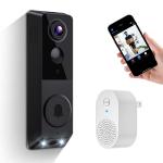 Support IR Night Vision Dual Camera Doorbell with Two-Way Audio Communication and AI Human Recognition Photosensitive for sale