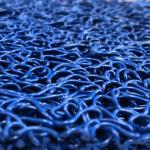 PVC Loop Coil Runner Anti Slip Safety Mat Plastic Floor Matting 11MM To 15MM Thick for sale