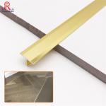 Ceramic Border Gold Aluminum T Transition Strip Edge T Shape Aluminum Tile Trim for sale