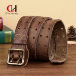 Fashion Genuine Leather Strap Red Brown Black Khaki Coffee Color For Men for sale
