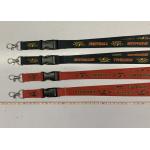 Both Sides Sublimation Printing Lanyard Customized Pantone Color for sale