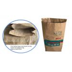 Pasted Hot Melt Adhesive Heat Sealed Paper Bags With Custom Printing for sale