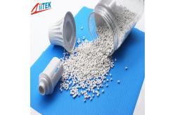 China LED Thermal Conductive Nylon Granules Pellets Form White Plastic Heat Conduction Material supplier