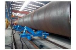 China Wind Tower Growing Line Fit Up Rotator Spot Welding Adjustable Hydraulic supplier