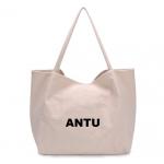 Custom Printed Reusable Shopping Bags , 100% Cotton Canvas Tote Bags for sale