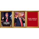 TRUMP Designs Printing Customized 3D PET Lenticular Poster 3D Lenticular Printing for sale