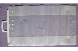 China Eco - friendly Shopping Plastic Handle Bag With Hard Loop , Snap Button supplier