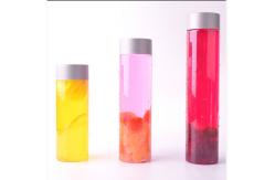 China Clear Twist Cap 16OZ 0.4l Plastic Beverage Jar supplier