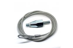 China Steel Wire Rope Crimped With Snap Hook Toggle Cable Gripper Suspension Kit supplier