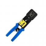 RJ45 Pass Through Crimping Tool For RJ11 RJ12 Regular / End Pass Through Connector for sale