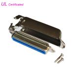 50 Pin Female Type Centronic Solder Pin Connector with Matel Cover Certified UL for sale