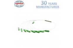 China Fiber Optic Splitter Mini Module PLC Steel Tube 1x8 With SC/APC Connecter supplier