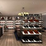 CNC Processing Shoe Display Racks For Shop Made By HPL Sheets for sale