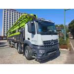 2022 Less Used Zoomlion Open Type Used Concrete Pump Truck 62m With Mercedes Benz Truck for sale