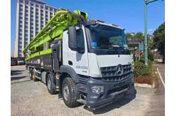 China 62 Meters Boom Concrete Pump Truck with 12.777L Displacement supplier