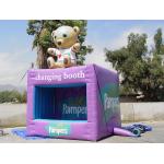 Portable Purple Square Kiosks With Digital Printing , Advertising Inflatables for sale