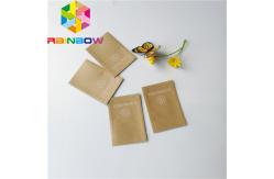 China Small Recycled Brown Kraft Paper Custom Printing Aluminum Foil Moisture Proof supplier