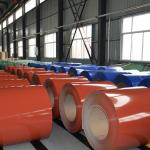 Mid Hard Hot Dipped Steel Coil 0.5mm Thickness PPGI Pre Painted Galvanized Coil for sale