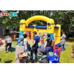 Yellow  Indoor Toddler Inflatable Bounce / Inflatable Jumping Bouncer House for sale