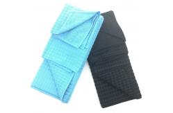 China 3PK Assorted Blue Microfiber  Dish Drying Mat  100%polyester supplier