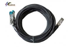China QSFP-4X10G-AC7M 40G 7M Qsfp To Sfp+ Breakout Cable supplier