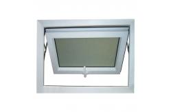China Conch Profile Plastic PVC Awning Window Clear Double Tempered Glass Window supplier