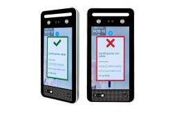 China Health Digital EU Green Pass Scanner 8 Inch Face Recognition Access Control supplier