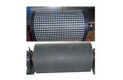 China Mining Conveyor Pulley Rubber Ceramic Lagging 10m Pulley Lagging Material supplier