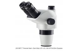 China Pole Stand Stereo Zoom Microscopes Trinocular Magnification 6.7x - 45x supplier