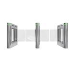 BLDC Motor Wide Access Security Entrance Lanes Swing Barrier Gate for sale