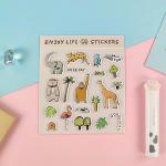 Foamed Leather Foam Animal Stickers Early Education 3d Bubble Stickers for sale