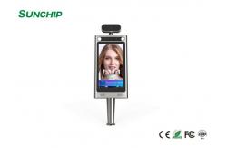 China Fever Alarm Aluminum Face Recognition Infrared Thermometer supplier