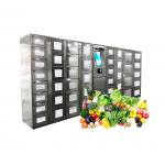 Stainless Steel Vending Locker Machine Remote Control For QR Code Payment Indoor for sale