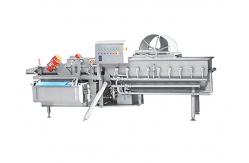 China Leafy Vegetable 1000KG/H Eddie Current Washing Machine supplier