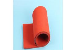 China Flexible Silicone Rubber Sheet High Temp Temperature Range -50℃ To 200℃ supplier