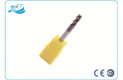 China Tungsten Carbide 4 Flute Hard Milling End Mills Tools for Slotting / Milling supplier